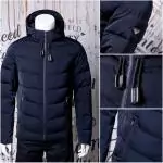 doudoune veste armani man luxe modele avec capuchon blue